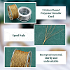   2 Boxes 2 Colors Round Polyester Metallic Cord OCOR-PH0002-68C-4