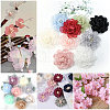 Rope with Plaster Artificial Fzlower Core for Hairpin Accessories DIY-WH20010-10A-5