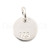 S925 Sterling Silver Blank Charms STER-Q006-06A-S-1