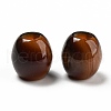 Opaque Resin Two Tone European Beads RESI-D070-02-1
