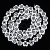 Handmade Evil Eye Lampwork Beads Strands LAMP-N029-018-26-2