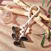 Iron Bell & Tibetan Style Alloy Pendant Decorations HJEW-JM003371-01-1