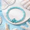 Flat Round Handmade Polymer Clay Heishi Beaded Stretch Bracelets BJEW-JB11715-02-1