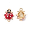 Alloy Crystal Rhinestones Connector Charms FIND-A024-39G-1