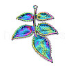 Rainbow Color Alloy Big Pendants PALLOY-S180-261-NR-3