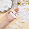 BENECREAT 40 Sets Plastic Snapback Strap with 7 Holes FIND-BC0013-41B-3