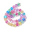 Synthetic Moonstone Beads Strands G-E573-01C-13-2