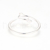 Adjustable Brass Stackable Finger Ring Sets RJEW-G100-01-3