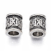 Tibetan Style Alloy European Beads TIBEB-N005-068-1