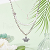 HOBBIESAY 2 Sets 2 Style Tibetan Style Alloy Pendants FIND-HY0002-87-4