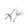 304 Stainless Steel Stud Earring Findings STAS-B091-02B-07P-2