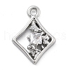 Brass Micro Pave Cubic Zirconia Pendants KK-H511-01P-03-1