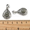 Natural Labradorite Pendants G-Q158-05P-30-3