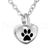 Non-Tarnish 304 Stainless Steel Urn Ashes Pendants BOTT-PW0001-093-1