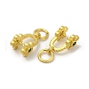 Brass Micro Pave Cubic Zirconia Peg Bails Pendants KK-K277-11MG-2