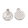 Non-Tarnish 304 Stainless Steel Pendants STAS-O145-24B-P-2