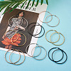 Stainless Steel Hoop Earrings STAS-TA0001-17-4