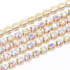 Brass Rhinestone Strass Chains CHC-T003-SS8-02C-1