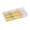 DIY 15 Grids ABS Plastic & Glass Seed Beads Jewelry Making Finding Beads Kits DIY-G119-02G-4