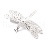 Brass Rhinestone Pendants PALLOY-JF02513-04-3