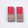 Resin & Walnut Wood Pendants RESI-S358-79F-2