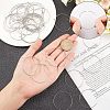 Unicraftale 316 Stainless Steel Wine Glass Charms Rings STAS-UN0016-08A-2