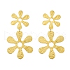 304 Stainless Steel Dangle Stud Earrings for Women EJEW-K268-12D-G-4