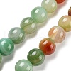 Natural Multi-Color Agate Beads Strands G-A261-B17-14mm-2