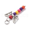 Synthetic Turquoise Beads Pendant PALLOY-JF01918-5