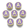 Alloy Enamel Beads ENAM-S122-028A-NR-1