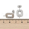 304 Stainless Steel Stud Earring Findings STAS-D366-12P-3