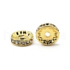 Brass Rhinestone Spacer Beads RB-A014-Z12mm-01G-3