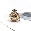 Brass Bead Cage Pendants PW-WG93607-01-1