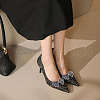 Glass Rhinestone Bowknot Shoe Decorations AJEW-WH0323-24C-5