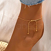 Adjustable Bowknot Alloy Anklets for Women FS-WG3EA80-02-1