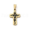 201 Stainless Steel Pendants STAS-C130-01C-G-1