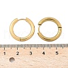 Ion Plating(IP) 304 Stainless Steel Huggie Hoop Earrings EJEW-F111-20mm-G-3