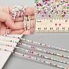  2 Strands Handmade Czech Lampwork Beads Strands LAMP-NB0002-08B-4