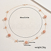 Geometric Acrylic Teardrop Cube & Iron Link Chain Long Necklaces for Women GF3300-2-5