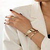 Hollow Out Alloy Cuff Bangles & Cuff Rings Sets FS-WG13C5A-01-1