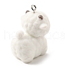 Flocky Opaque Resin Pendants FIND-U030-10B-P-2