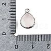Natural Rose Quartz Faceted Pendants G-U019-05P-09-3