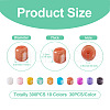 300Pcs 10 Colors Natural Freshwater Shell Beads SHEL-TA0001-06-5
