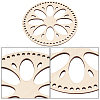 Wooden Basket Bottoms AJEW-WH0126-08B-4
