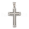 304 Stainless Steel Pendants STAS-D110-17AS-1