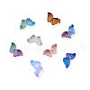Cheriswelry 160Pcs 8 Colors Two Tone Glass Pendants DIY-CW0001-23-2