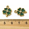 304 Stainless Steel Rhinestone Pendants STAS-D369-10G-3