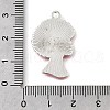 Breast Cancer Pink Awareness Ribbon Theme Alloy Enamel Pendants ENAM-C026-01G-S-3