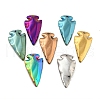 Electroplated Synthetic Non-Magnetic Hematite Pendants G-C136-03-1