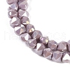 Electroplate Glass Beads Strands EGLA-B009-05A-09-2